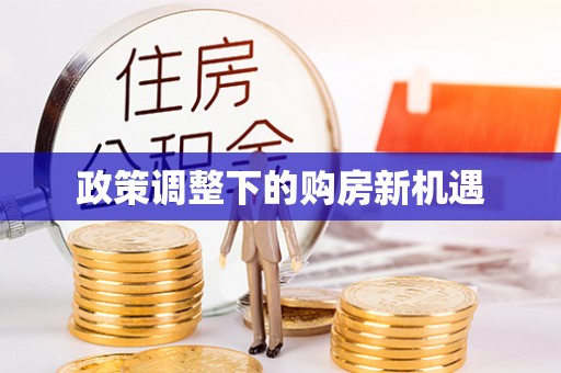 碧江政策调整下的购房新机遇
