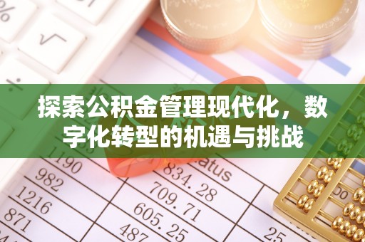 碧江探索公积金管理现代化，数字化转型的机遇与挑战