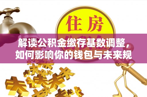 碧江解读公积金缴存基数调整，如何影响你的钱包与未来规划