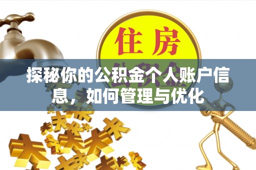 碧江探秘你的公积金个人账户信息，如何管理与优化