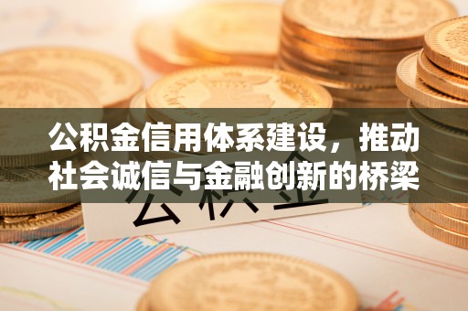 碧江公积金信用体系建设，推动社会诚信与金融创新的桥梁