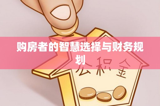 碧江购房者的智慧选择与财务规划