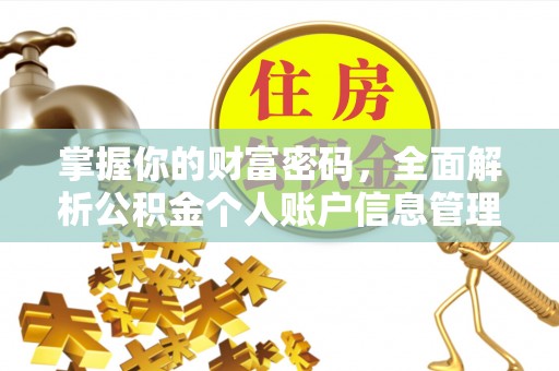 碧江掌握你的财富密码，全面解析公积金个人账户信息管理与优化