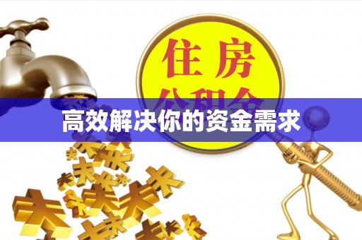 碧江高效解决你的资金需求