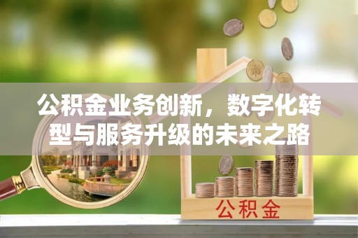 碧江公积金业务创新，数字化转型与服务升级的未来之路
