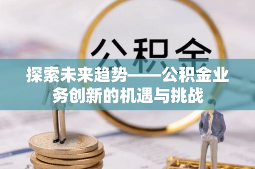 碧江探索未来趋势——公积金业务创新的机遇与挑战