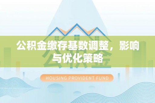 碧江公积金缴存基数调整，影响与优化策略