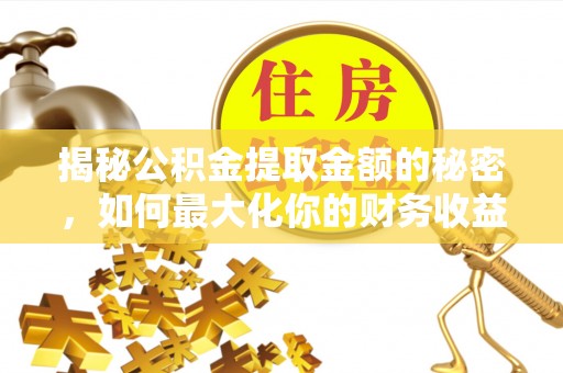 碧江揭秘公积金提取金额的秘密，如何最大化你的财务收益
