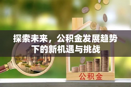 碧江探索未来，公积金发展趋势下的新机遇与挑战