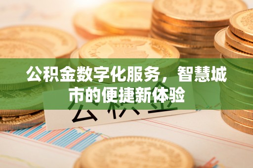 碧江公积金数字化服务，智慧城市的便捷新体验