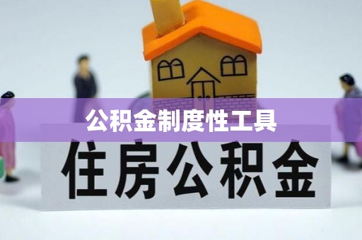 碧江公积金制度性工具
