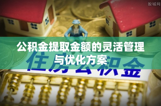 碧江公积金提取金额的灵活管理与优化方案