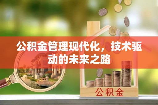 碧江公积金管理现代化，技术驱动的未来之路